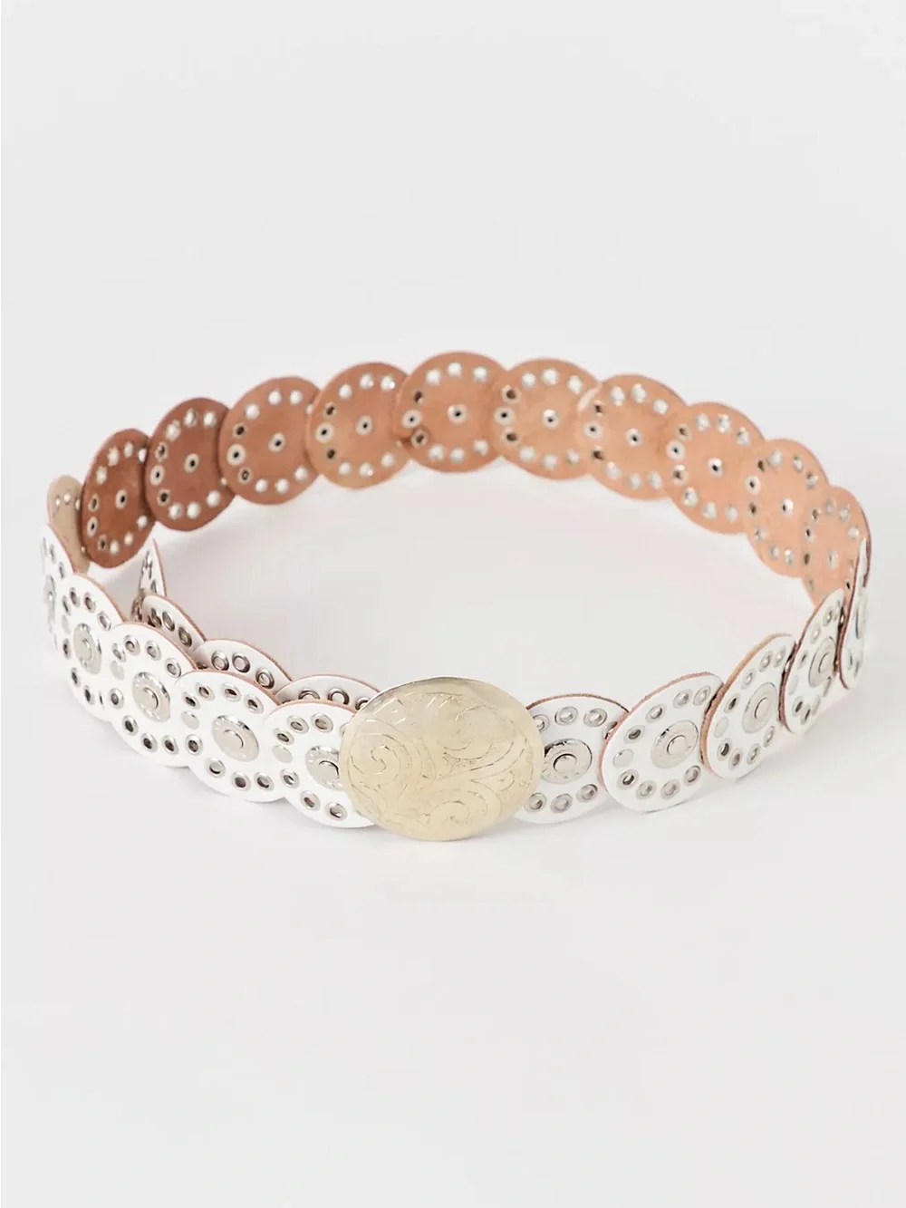 FREE PEOPLE | ✨NEW✨ Follow Your Arrow Belt in Optic White